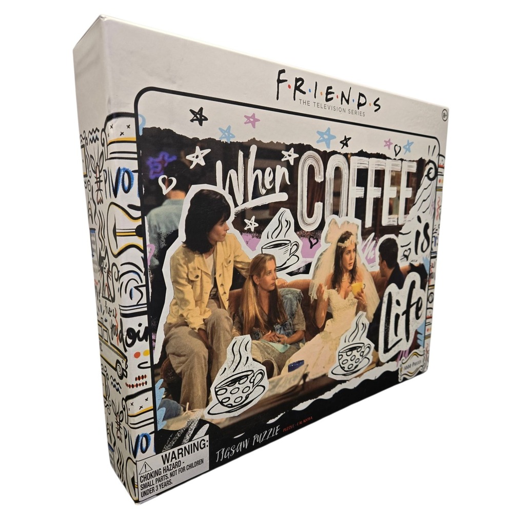 FRIENDS TV Show When‎ Coffee Is Life 1000 Piece Jigsaw Puzzle Paladone
